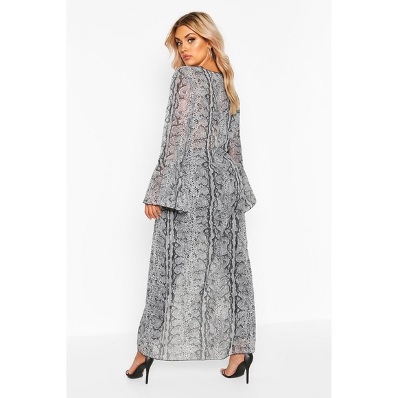 Boohoo NWT│14│Snake Print Duster - Picture 3 of 3